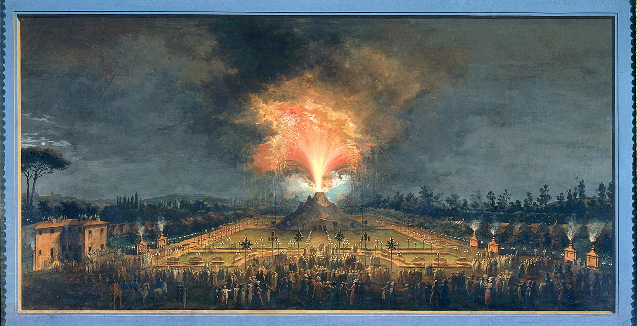 Festa notturna al cortile del Casino delle Cascine in onore del granduca Ferdinando III - Palazzo Pitti, Firenze